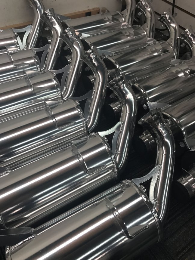 Ceramic coated stainless exhaust headers